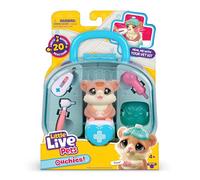 Little Live Pets Ouchies Vet Kit - Coco the Hamster, Interactive Toy, Light Up Cheeks,16.7cm Vet Playset & Accessories, Diagnose & Heal Like a Real Vet, 20+ Sounds, Lights & Reactions, Repeat Play