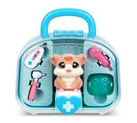 Little Live Pets Ouchies Vet Kit - Coco the Hamster, Interactive Toy, Light Up Cheeks,16.7cm Vet Playset & Accessories, Diagnose & Heal Like a Real Vet, 20+ Sounds, Lights & Reactions, Repeat Play