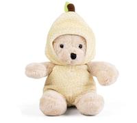LITTLE Living Nature Play Fruit- Pear Stuffed Plush Toy| Soft Toy Gift for Kids