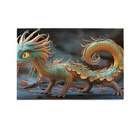 Little Lizard Dragon 1000 Piece Jigsaw Puzzles For Adults Wooden Puzzles For Adults Gifts Home Decor