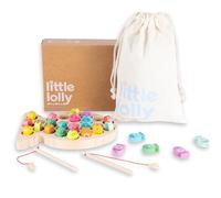 Little Lolly Wooden Magnetic Fishing Game for Toddlers | MadeForMums Gold Award Winner 2025 | Montessori Toy | Early Learning, Fine Motor Skills, Hand-Eye Coordination | Age 3+ | Alphabet A-Z