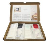 Little London Gifts Co Wax Melts Set, 200g Luxury Set, Eco-Friendly, 160+ Hrs | 4 Scents: Pomegranate, Lemongrass, Honey, Driftwood