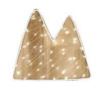 Little Love by NoJo Mountain Shaped Lighted LED Natural Wood Wall Decor