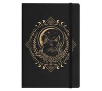 Little Lunar Black A5 Hard Cover Notebook