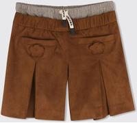 LITTLE MARC JACOBS Boy's Faux Suede Shorts with Flower Embroidery - Size: 12 - female