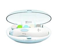 Little Martin’s Drawer Baby Nail Trimmer File with Light - Safe Electric Nail Clippers Kit for Newborn Infant Toddler Kids Toes and Fingernails - Care, Polish and Trim - Battery Operated (AA)