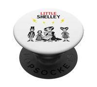 Little Mary Shelley With Her Frankenstein Dolls PopSockets Adhesive PopGrip