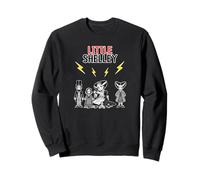 Little Mary Shelley With Her Frankenstein Dolls Sweatshirt