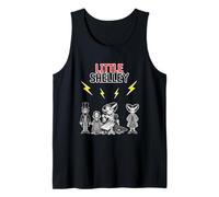 Little Mary Shelley With Her Frankenstein Dolls Tank Top