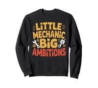 Little Mechanic Big Ambitions for Car Lover Kids Toddler Sweatshirt