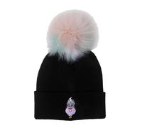 Little Mermaid Beanie Bobble Hat Ursula Face new Official Disney Black