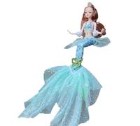 Little Mermaid Doll - Movie Inspired Classic Mermaid Princess Collection - Movable Soft Exquisite Collection Little Mermaid Doll Christmas Children's Day Birthday