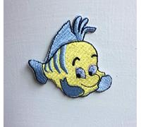 Little Mermaid Fish Animated Cartoon Art Badge Iron or sew on Embroidered Patch