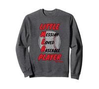 Little Messiah Loved Baseball Player Cool Baseball Christian Sweatshirt