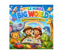 Little Minds, Big World: My First Encyclopedia for Kids Ages 2-5 | Early Learning Picture Book with Animals, Space, Nature, Colors & First Words