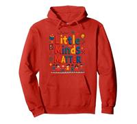 Little Minds Matter - Daycare Teachers Appreciation Gift Pullover Hoodie, Adult Unisex, Red, S