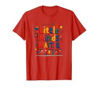 Little Minds Matter - Daycare Teachers Appreciation Gift T-Shirt, Men, Red, 3XL