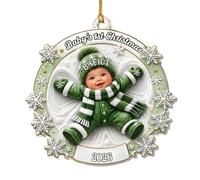 Little Miracle Big Love - Custom Name First Christmas Acrylic Ornament