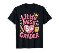 Little Miss 5th Grader 5th Grade Girl first Day Of School T-Shirt