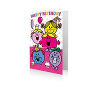 Little Miss Birthday Card, Happy Birthday