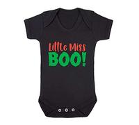 Little Miss Boo Halloween Statement Baby Grow Vest, 3-6 Months, Black