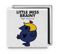 Little Miss Brainy Magnet - 2x2 Inch Glossy Rectangular Fridge Magnet | Official Mr Men Gift | Proudly Made in the UK | Fun Home or Office Accessory with Branded Packaging