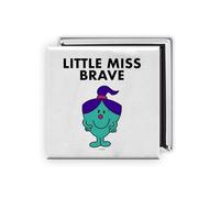Little Miss Brave Magnet - 2x2 Inch Glossy Rectangular Fridge Magnet | Official Mr Men Gift | Proudly Made in the UK | Fun Home or Office Accessory with Branded Packaging