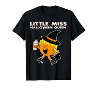 Little Miss Halloween Queen Funny Halloween Witch T-Shirt