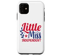 Little Miss Independent Cute 4th of July Patriotic Case for iPhone 11