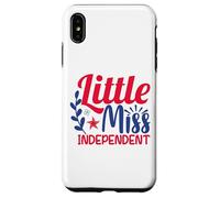 Little Miss Independent Cute 4th of July Patriotic Case for iPhone XS Max
