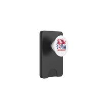 Little Miss Independent Cute 4th of July Patriotic PopSockets PopWallet for MagSafe