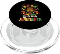 Little Miss Juneteenth Black African Freedom Day Princess PopSockets PopGrip for MagSafe