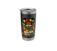 Little Miss Juneteenth Black African Freedom Day Princess Stainless Steel Insulated Tumbler