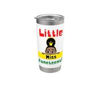 Little Miss Juneteenth Melanin Black Girl Magic Toddler Fun Stainless Steel Insulated Tumbler