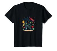 Little Miss Kindergarten K-Day Fun School Gift T-Shirt, Kids, Black, 6 Years