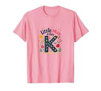Little Miss Kindergarten K-Day Fun School Gift T-Shirt, Men, Pink, L