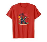 Little Miss Kindergarten K-Day Fun School Gift T-Shirt, Men, Red, L