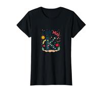 Little Miss Kindergarten K-Day Fun School Gift T-Shirt, Women, Black, L