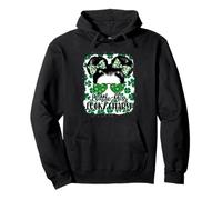 Little Miss Lucky Charm Funny St. Patricks Day Girls Pullover Hoodie
