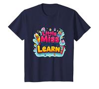 Little Miss Pre K Ready to Learn School Graphic T-Shirt, Kids, Navy, 12 Years