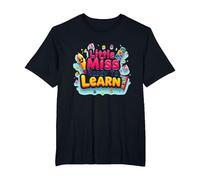 Little Miss Pre K Ready to Learn School Graphic T-Shirt, Men's Big and Tall, Black, 2X Tall