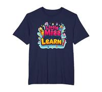 Little Miss Pre K Ready to Learn School Graphic T-Shirt, Men's Big and Tall, Navy, 5X Tall