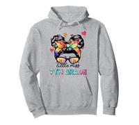 Little Miss Seventh Grade Back To School 7th Grade Girls Pullover Hoodie