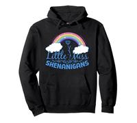 Little Miss Shenanigans Cute Ireland Flag Proud Irish Girl Pullover Hoodie