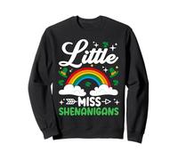 Little Miss Shenanigans Funny St Patricks Day for Women Sweatshirt