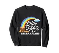 Little Miss Shenanigans St Patricks Day Women Girls Sweatshirt