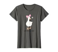 Little Miss Silly Goose Pastel Farmhouse Pink Bow T-Shirt
