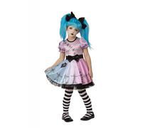 Little Miss Skelly Costume Dress Rubies Multi XL