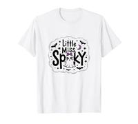Little Miss Spooky Halloween Ghost for Girls T-Shirt, Men, White, XXL