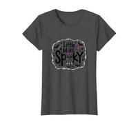 Little Miss Spooky Halloween Ghost for Girls T-Shirt, Women, Dark Heather Grey, XS